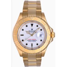 Rolex Yacht-Master Men's 18k Yellow Gold Watch 16628