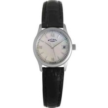 Rotary Ladies Black Leather Strap LS00792/07 Watch