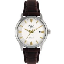 Rotary Les Originales Gents Stainless Steel White Case Watch