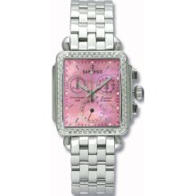 Sartego Ladies Diamond Chronograph Pink Mother Of Pearl Dial SDPP398S