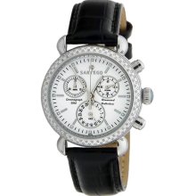 Sartego SDWT185B Diamond Strap Chronograph White Dial ...