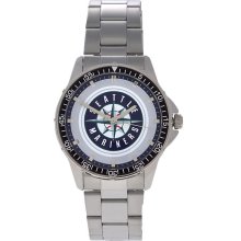 Seattle Mariners Men's Coach Series Steel Watch