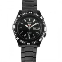 Seiko 5 Black Dial Automatic Sports Watch SRP141J1 SRP141J SRP141