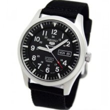 Seiko 5 Sports Automatic Military Mens Watch SNZG15J1