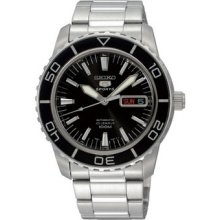 Seiko 5 Sports Snzh55j1 Automatic Black Dial Silver Watch Japan Model (snzh55k1)