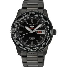 Seiko 5 Sports World Timer Automatic SRP129K1 SRP129 SRP129K Mens Watch