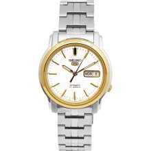 Seiko 5 Two-Tone Automatic Mens Watch SNKK72 ...