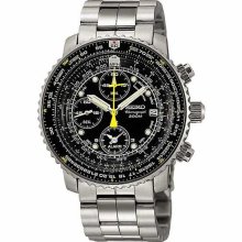 Seiko Alarm Chronograph Flight Computer Mens Watch