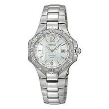 Seiko Coutura Diamonds Mother-of-pearl Dial Women's watch #SXDC33