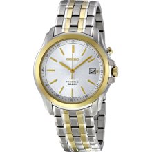 Seiko Kinetic Silver Dial Mens Watch SKA490P1