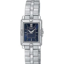 Seiko Ladies' Steel Square Blue Face SXGN45