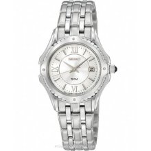 Seiko Le Grand Sport Ladies White Dial Stainless Steel SXDC35