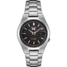 Seiko Men Automatic Black Dial Stainless Steel Snk607