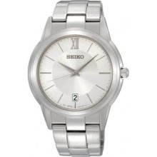 Seiko Men Quartz 7n42 Analog Watch +warranty Sgef41 Sgef41p1