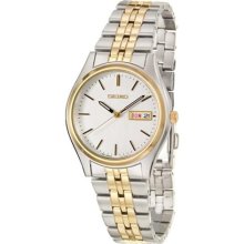 Seiko Men's 'Bracelet' Two-tone Stainless Steel Quartz Watch