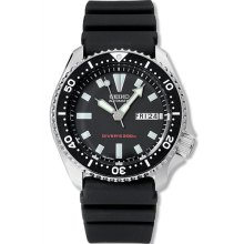 Seiko Men's Dive Watch Automatic 200m Black Dial SKX173