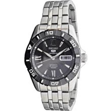 Seiko Men's Seiko 5 Automatic Black Dial Bezel SNZH83