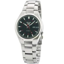 Seiko Men's Snk617 Seiko 5 Automatic Black Dial Stainless Steel Watch