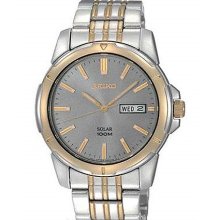 Seiko Mens Solar Bracelet SNE098 Watch