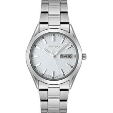 Seiko Men's Stainless Steel Dress White Dial SGGA21