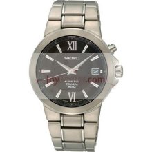 Seiko Mens Titanium Kinetic Watch SKA483P1