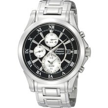 Seiko Premier Alarm Chronograph Mens Watch SNAD27