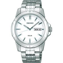 Seiko Sbpx019 Spirit Solar White Men's Watch