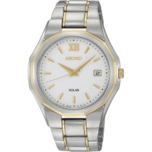 Seiko SNE156 Mens Two Tone Sta