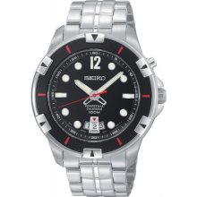 Seiko Snq085 Men's Perpetual Calendar Stainless Steel Watch