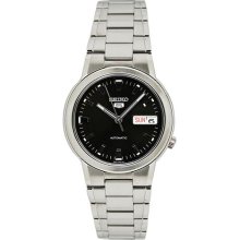 Seiko SNXE91 Mens Seiko 5 Automatic Dress Black Dial