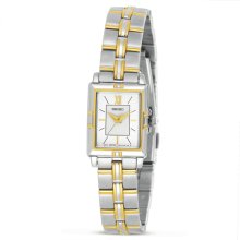 Seiko SXGN46 Women's Two- tone Dress Watch (Seiko women's TT stainless steel dial watch)