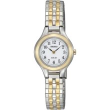 Seiko Womens Two-Tone Solar Watch