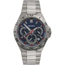 Sekonda Gents Chronograph Deep Blue Face 3074 Watch