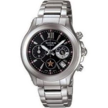 SHN-5509D-1A Casio Sheen Chronograph Dress Ladies Watch SHN5509D