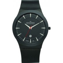 Skagen 234xxltb Mens Titanium Black Watch Rrp Â£145