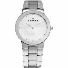 Skagen Stainless Steel Diamond Mens Watch