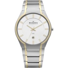 Skagen Steel Collection Silver-Tone Dial Men's Watch