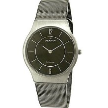 Skagen Titanium Mesh-Band Watch