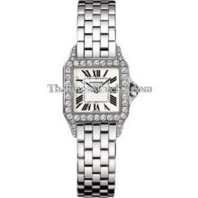 Small Cartier Santos Demoiselle Diamond Ladies Watch WF9003Y8
