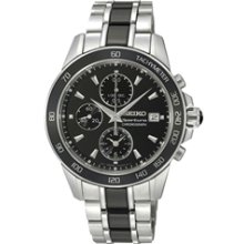 SNDX97P1 - 2012 Seiko Sportura Ladies Ceramic Sapphire Chrono Watch