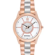 Sperry Top-Sider 'Audrey' Bracelet Watch, 38mm Rose Gold/ Silver