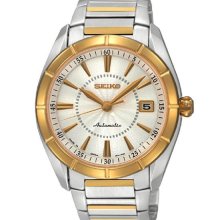 SRP104J1 SRP104J SRP104 Seiko Mechanical Two Tone Gents Dress Watch