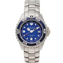 St. Mortiz Momentum M1 Wave Blue Dial with Stainless Steel Band