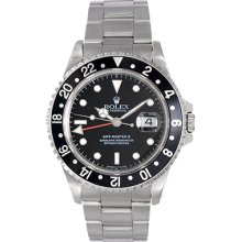 Stainless Steel Rolex GMT-Master II Men's Automatic Watch 16710