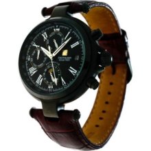 Steinhausen Men s Three Eyes Automatic Leather Strap Watch