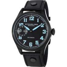 Stuhrling Original 457 Legacy Sport Mechanical Leather Strap Mens Watch