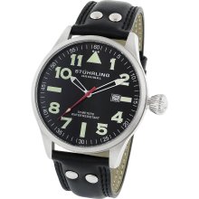 Stuhrling Original 'Eagle' Men's Pilot Swiss Quartz Watch