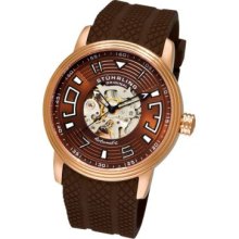 Stuhrling Original Men's Automatic Delphi Archer Rubber Strap Watch B