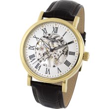 Stuhrling Original Men's 'Montague' Skeleton Mechanical Hand Wind Watch