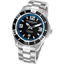 Stuhrling Original Men's Regatta Valiant Pro Swiss Quartz Divers Watch